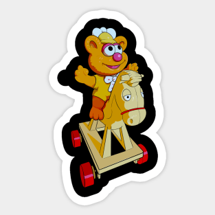 Baby Fozzie 1986 Happy Meal Toy Sticker